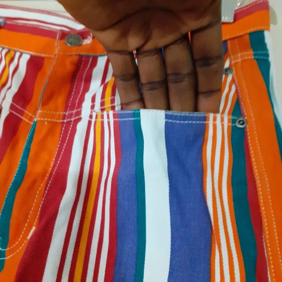 Denim shorts Bright 🌞 Vintage 90s Highrise Western Yoke Mom Bermuda jeans - Picture 2 of 4